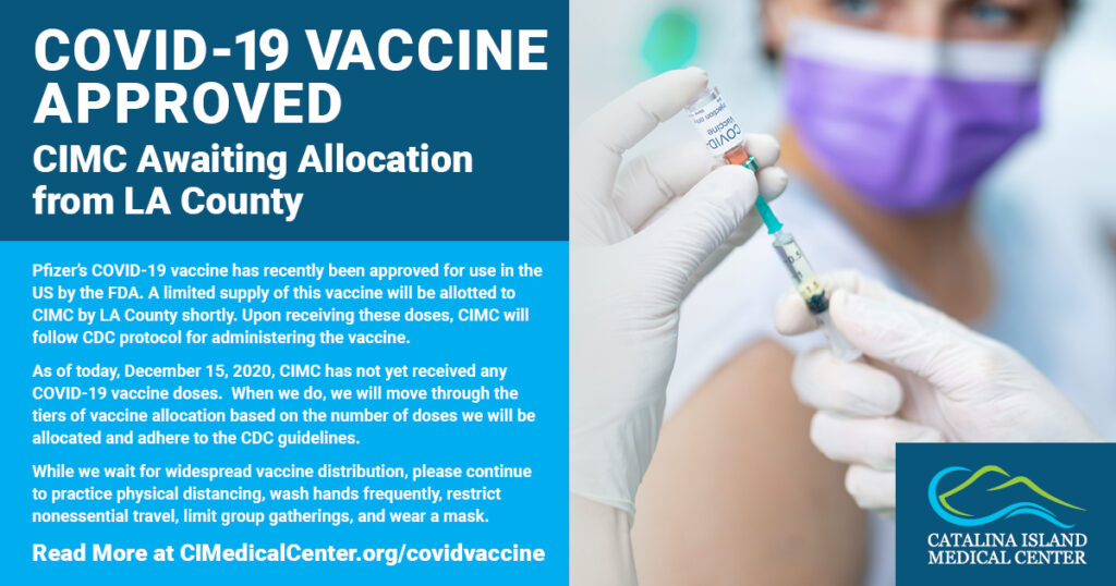 Vaccine approved CIMC awaiting allocation