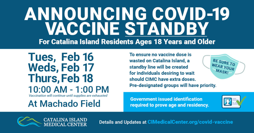 COVID vaccine standby